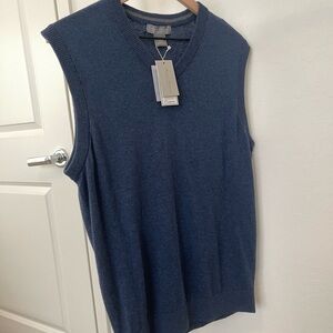 Daniel Cremieux V-Neck Sweater in Deep Blue